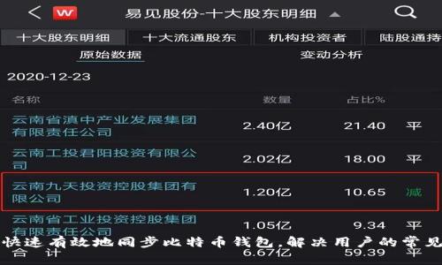 如何快速有效地同步比特币钱包，解决用户的常见问题