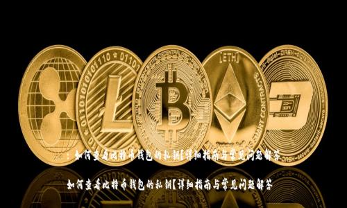 : 如何查看比特币钱包的私钥？详细指南与常见问题解答

如何查看比特币钱包的私钥？详细指南与常见问题解答